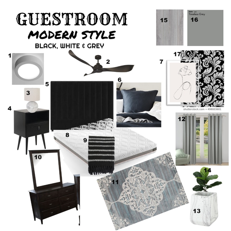 Guest bedroom Mood Board by Spook103 on Style Sourcebook