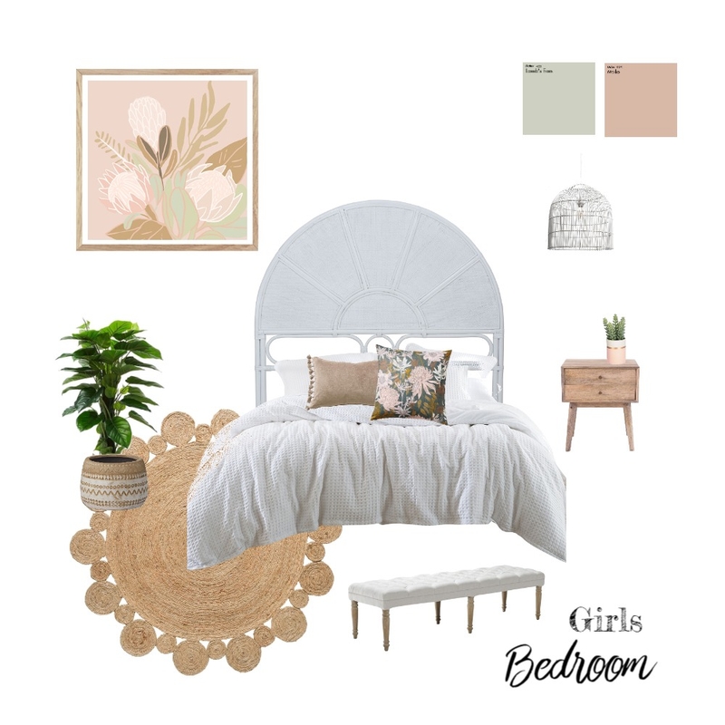 Girls Bedroom Mood Board by Scandilane- on Style Sourcebook