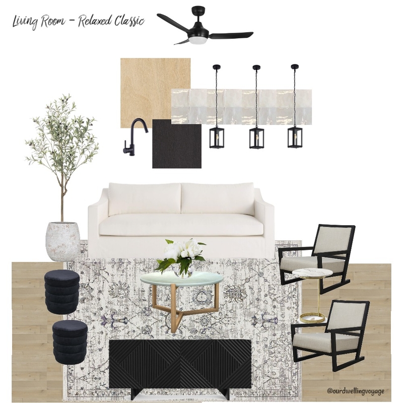 Living Space - Relaxed Classic Mood Board by Casa Macadamia on Style Sourcebook