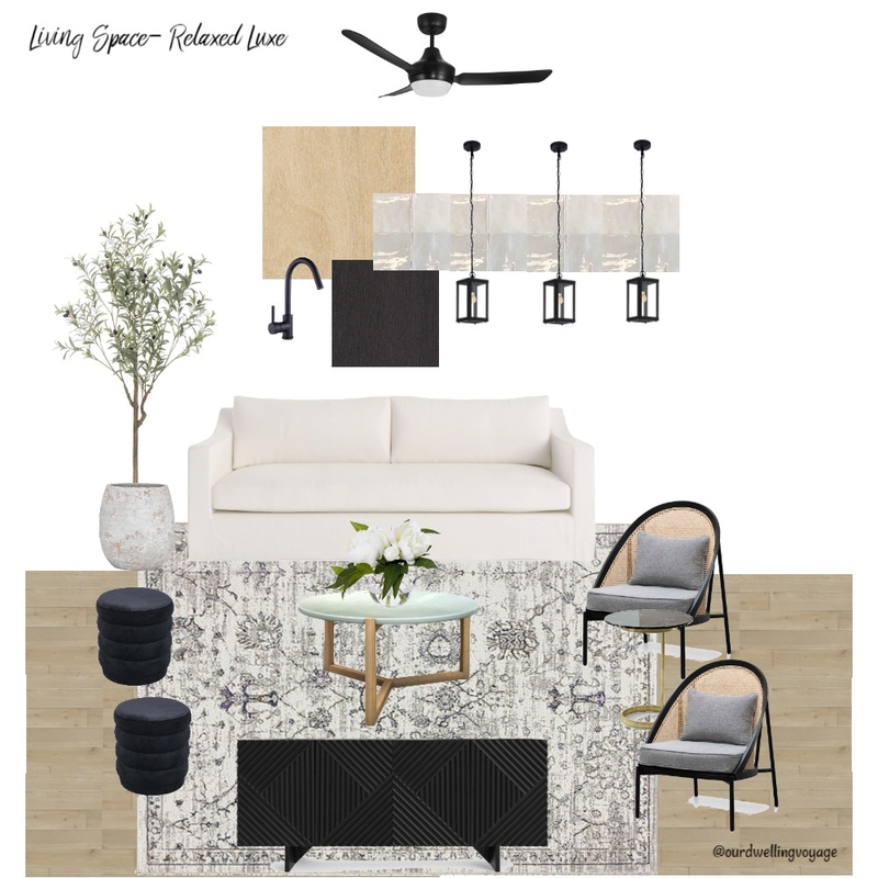 Living Space - Relaxed Luxe Mood Board by Casa Macadamia on Style Sourcebook
