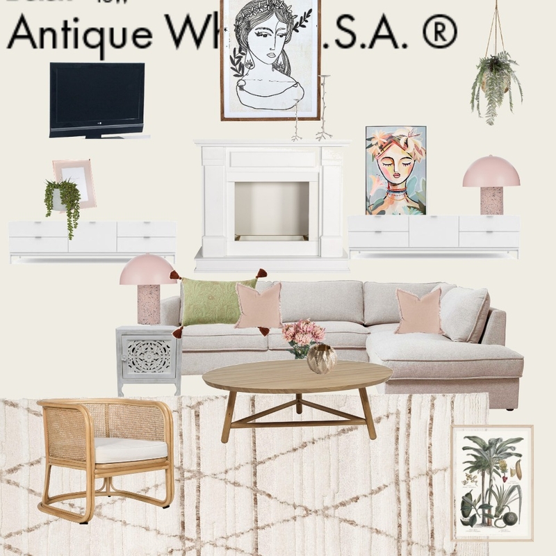 Living Room Rough Draft Mood Board by JulieJules on Style Sourcebook