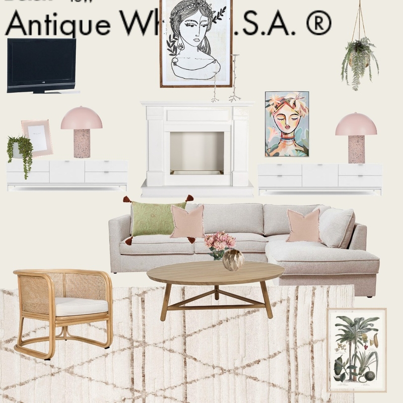 Living Room Rough Draft Mood Board by JulieJules on Style Sourcebook