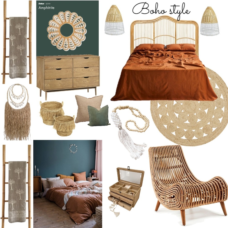 Boho Bedroom Mood Board by raisa on Style Sourcebook
