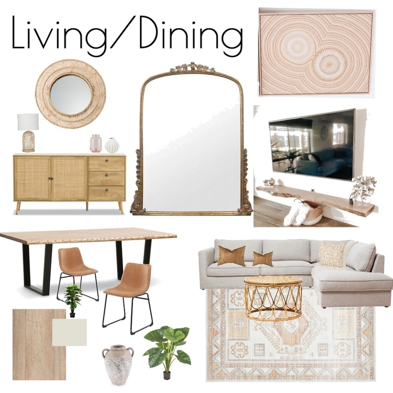 Living/ Dining Mood Board by Ashleigh Stolz on Style Sourcebook