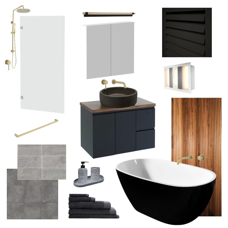 Main Bathoom Mood Board by KCN Designs on Style Sourcebook