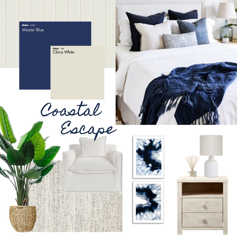 Coastal Escape Bedroom Mood Board by jaimet on Style Sourcebook