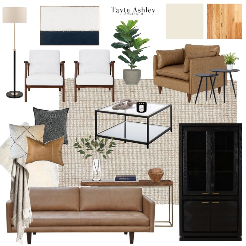 Contemporary Living Mood Board by Tayte Ashley on Style Sourcebook