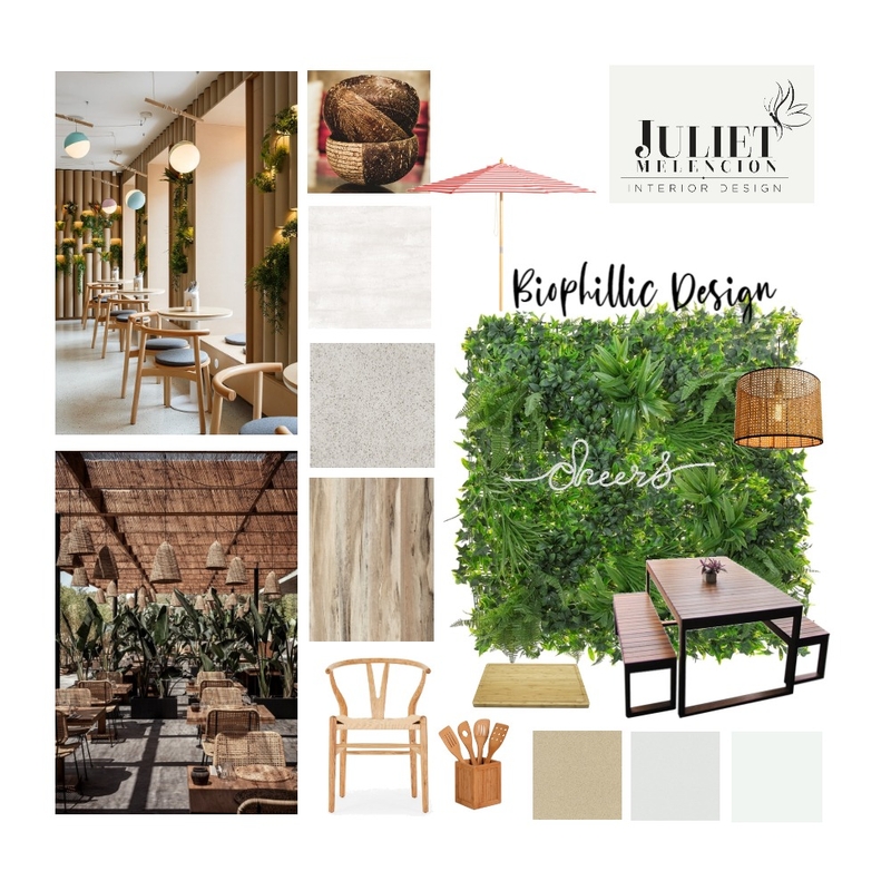 Biophilic Design Restaurant Mood Board by JulietM Interior Designs on Style Sourcebook