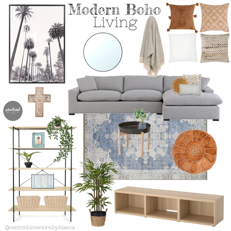 Pashen Street Project MODERN BOHO Mood Board by Centred Interiors on Style Sourcebook