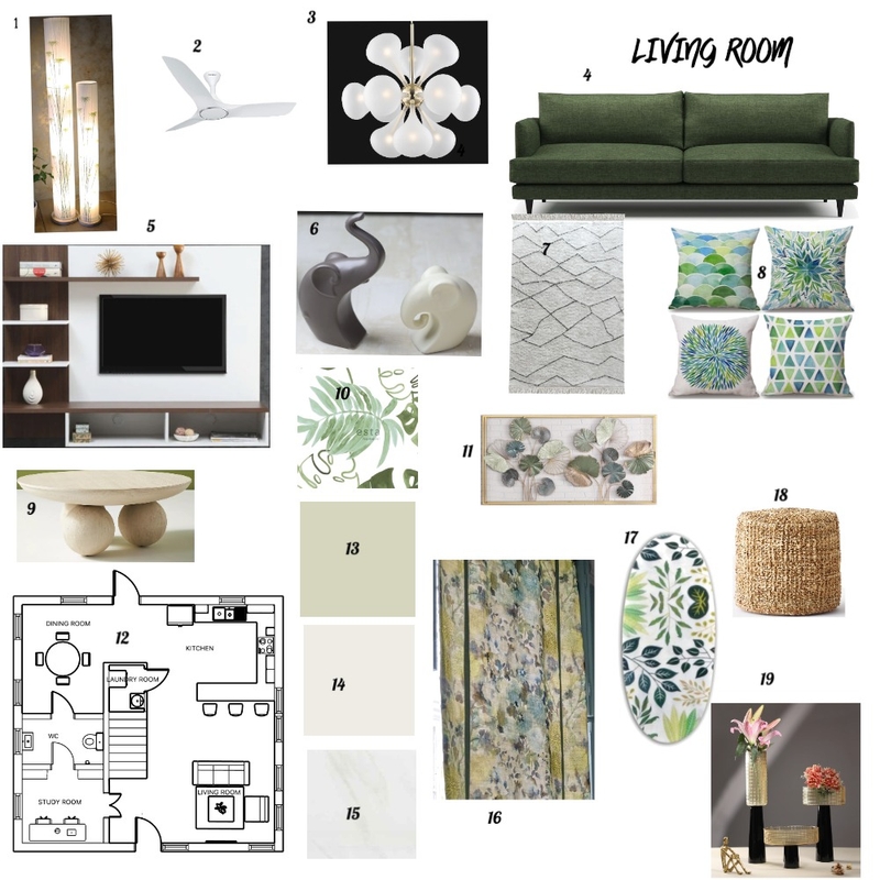 Living Room Mood Board by Apsiha on Style Sourcebook