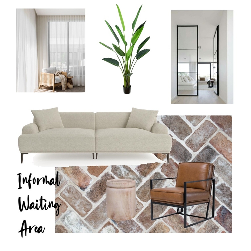 Informal Waiting Area Mood Board by Bay House Projects on Style Sourcebook