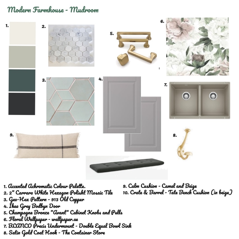 Modern Farmhouse - Mudroom Mood Board by Dorothea Jones on Style Sourcebook