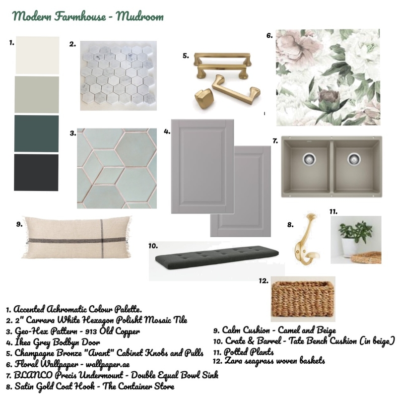 Modern Farmhouse - Mudroom Mood Board by Dorothea Jones on Style Sourcebook