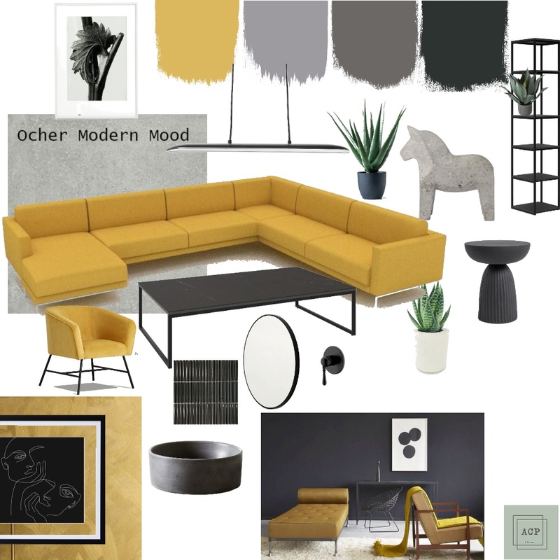 Ocra mood 11 Mood Board by Acp.suisse.interiors on Style Sourcebook