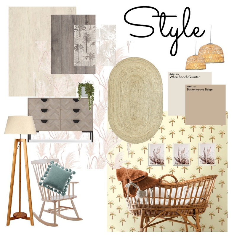 Sample Mood Board by Crystalee on Style Sourcebook