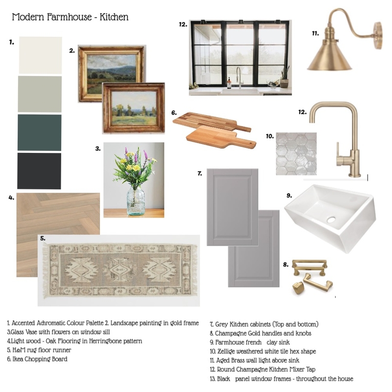 Modern Farmhouse - Kitchen Mood Board by Dorothea Jones on Style Sourcebook