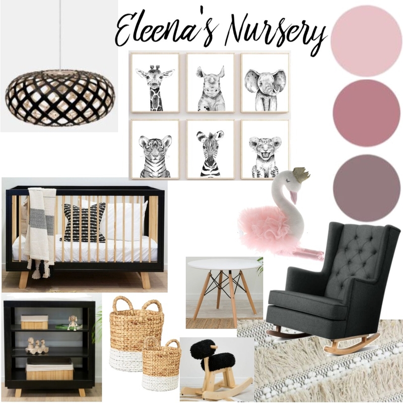 Eleena Nursery Mood Board by Centennial Projects on Style Sourcebook