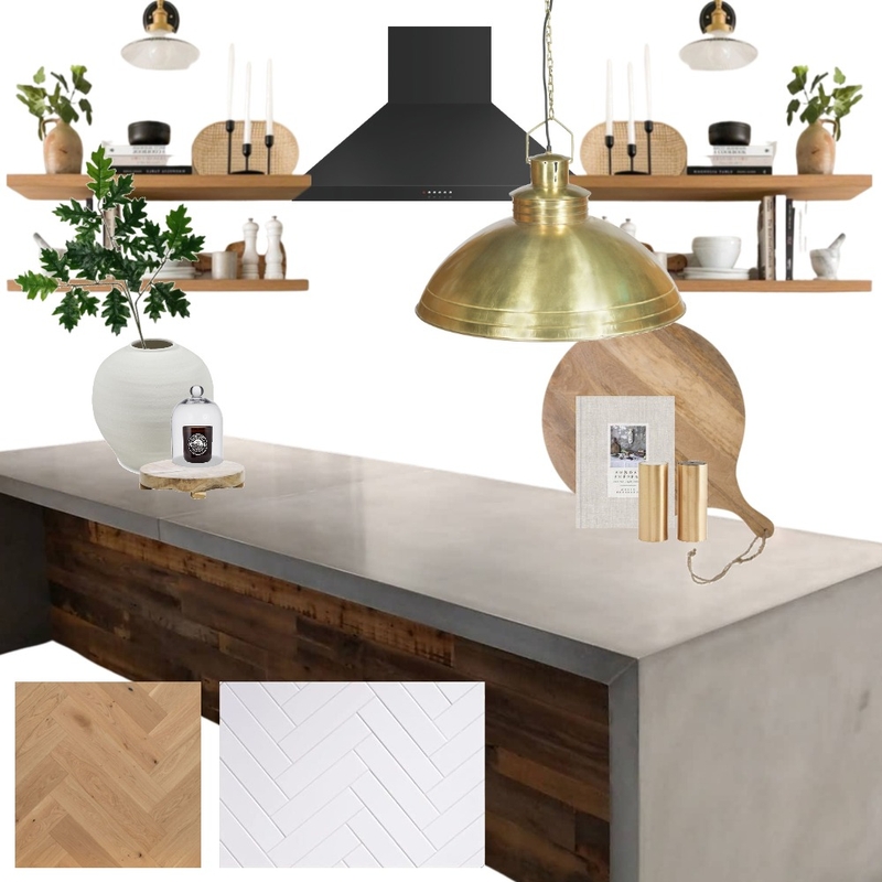 Contemporary Farmhouse Kitchen Mood Board by Tayte Ashley on Style Sourcebook