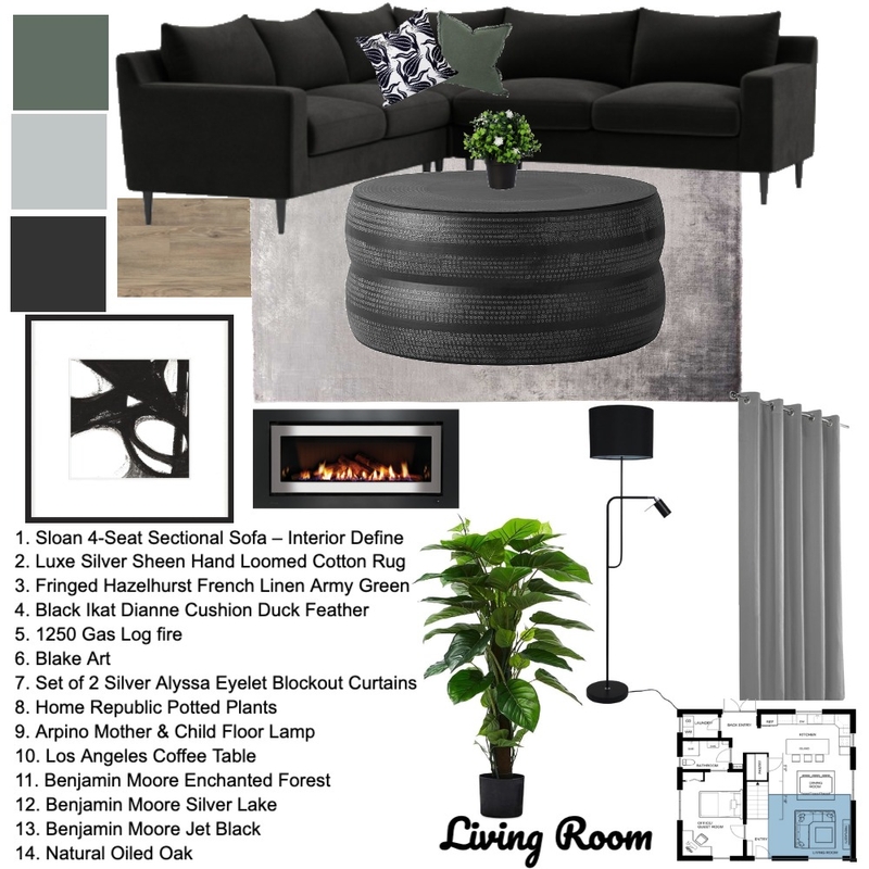 Living Room Mood Board by ElenaKilmer on Style Sourcebook