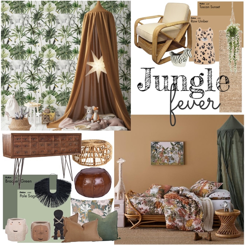 Jungle Fever Babyroom Mood Board by MDens on Style Sourcebook