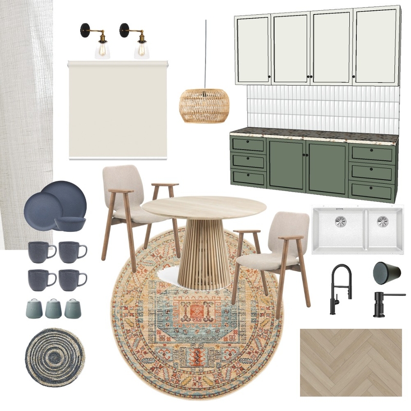 Module 9 IDI Kitchen Mood Board by Riasty on Style Sourcebook