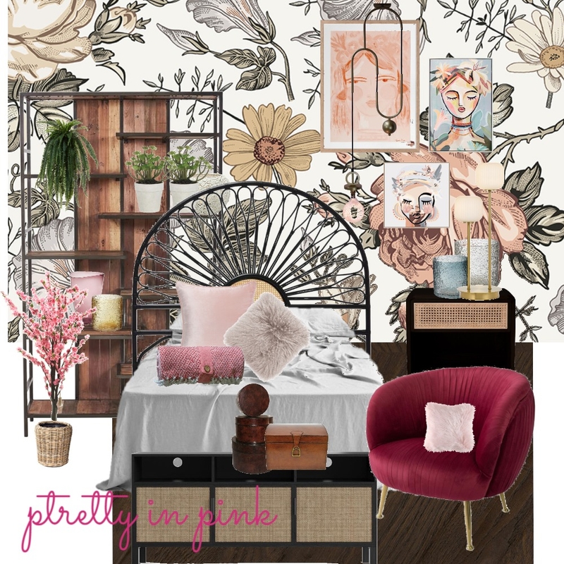 PRETTY IN PINK Mood Board by WHAT MRS WHITE DID on Style Sourcebook