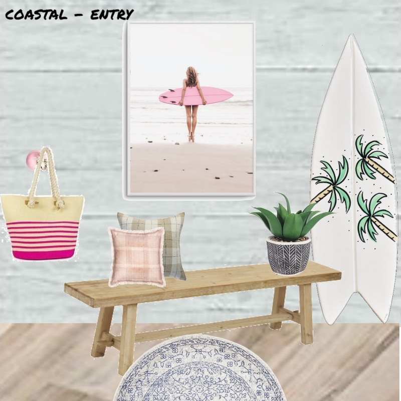 Surf Shack Entry Mood Board by Mz Scarlett Interiors on Style Sourcebook