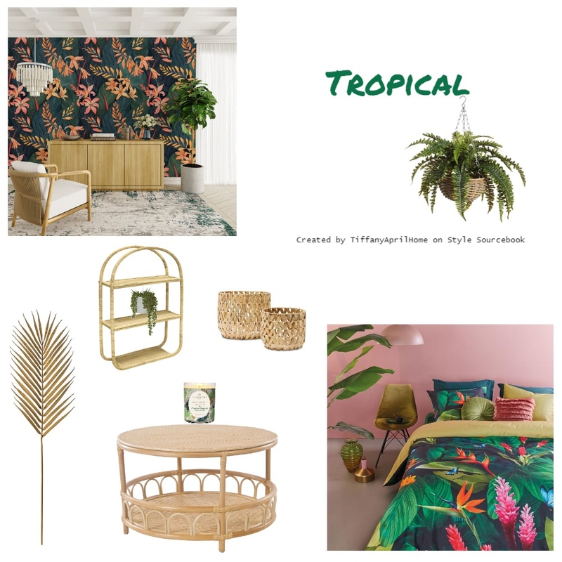 Tropical Moodboard Mood Board by TiffanyApril_Home on Style Sourcebook