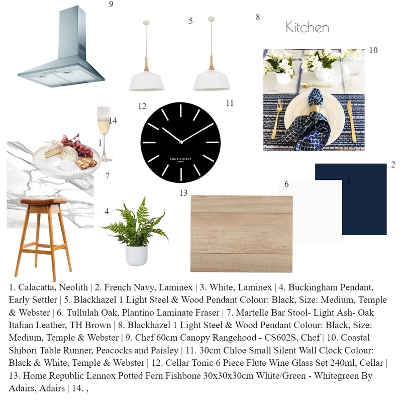 Kitchen Mood Board by Moo & Myrtle on Style Sourcebook