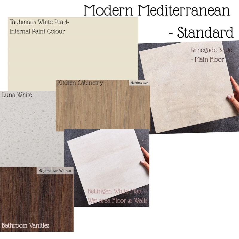 Modern Mediterranean - Standard Mood Board by Allana on Style Sourcebook