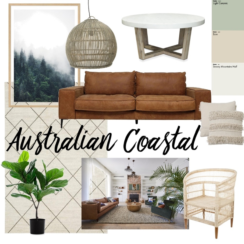 Australian Coastal Mood Board by Piper on Style Sourcebook