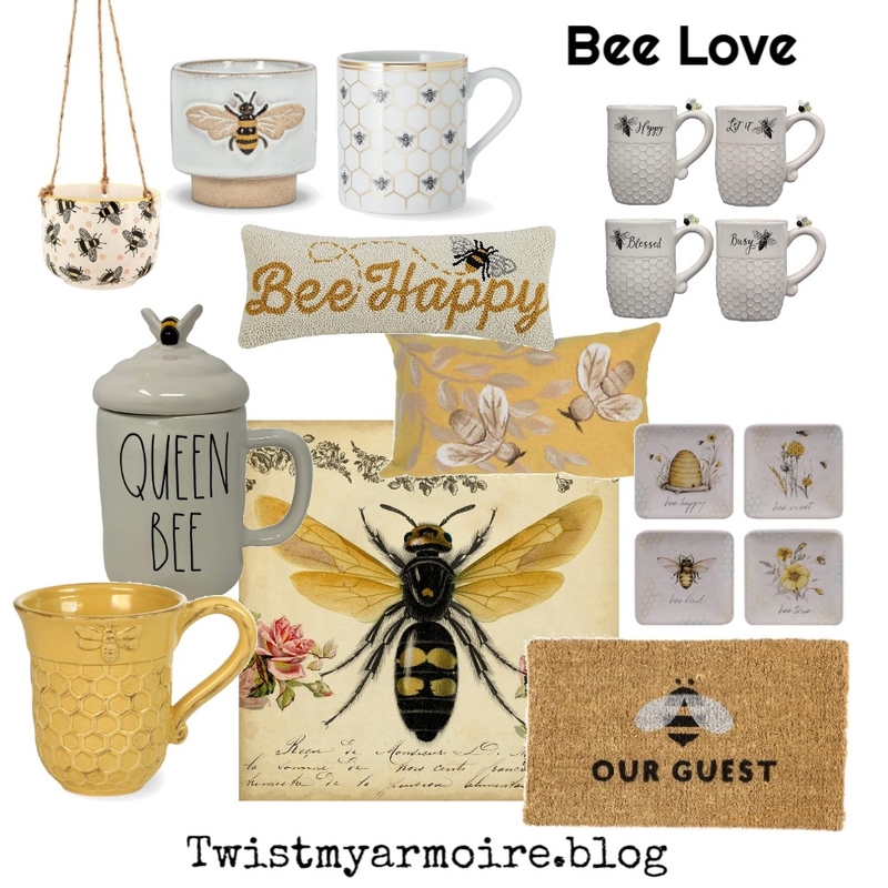 Bee Mood Board by Twist My Armoire on Style Sourcebook