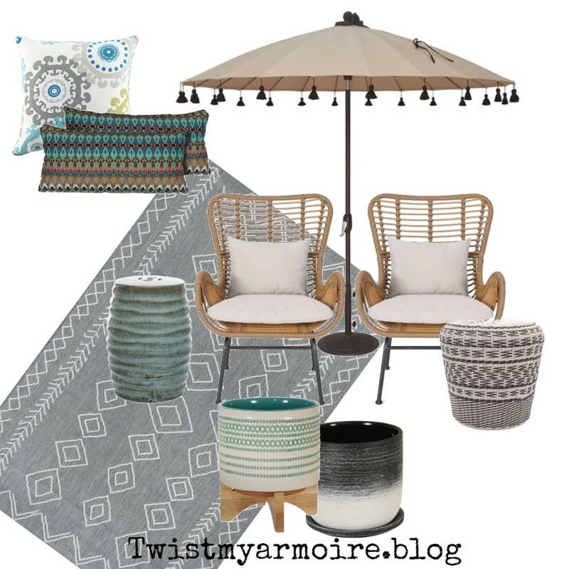 wicker patio chairs Mood Board by Twist My Armoire on Style Sourcebook