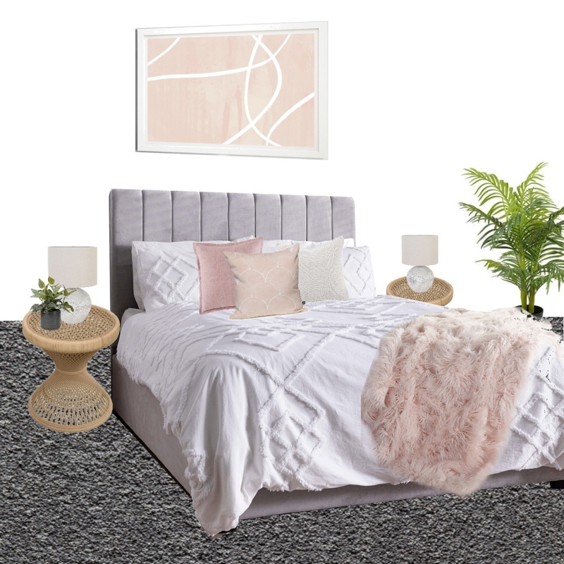 Luxo Living bedroom - pink Mood Board by stephc.style on Style Sourcebook
