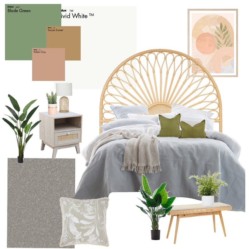 Guest Bedroom Mood Board by Sancha Lee on Style Sourcebook
