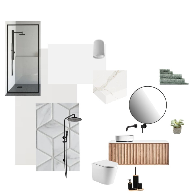 Bathroom interior sample board Mood Board by Soul Interior Design on Style Sourcebook