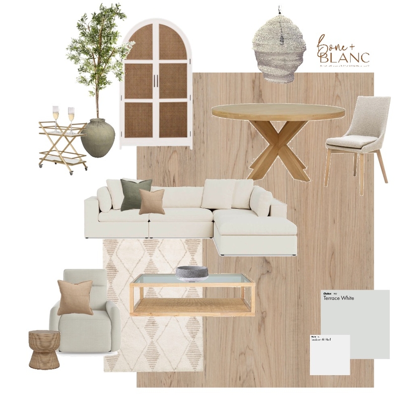 WIP*** - Carole Mood Board by bone + blanc interior design studio on Style Sourcebook