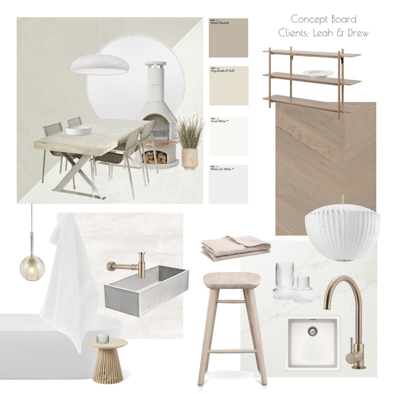 Concept Board - Leah & Drew Mood Board by Sarah DiFazio on Style Sourcebook