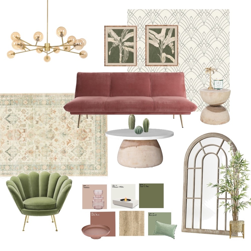 pastel Art Deco living room Mood Board by Karenalbbq on Style Sourcebook