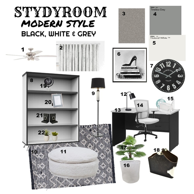 STUDY Mood Board by Spook103 on Style Sourcebook