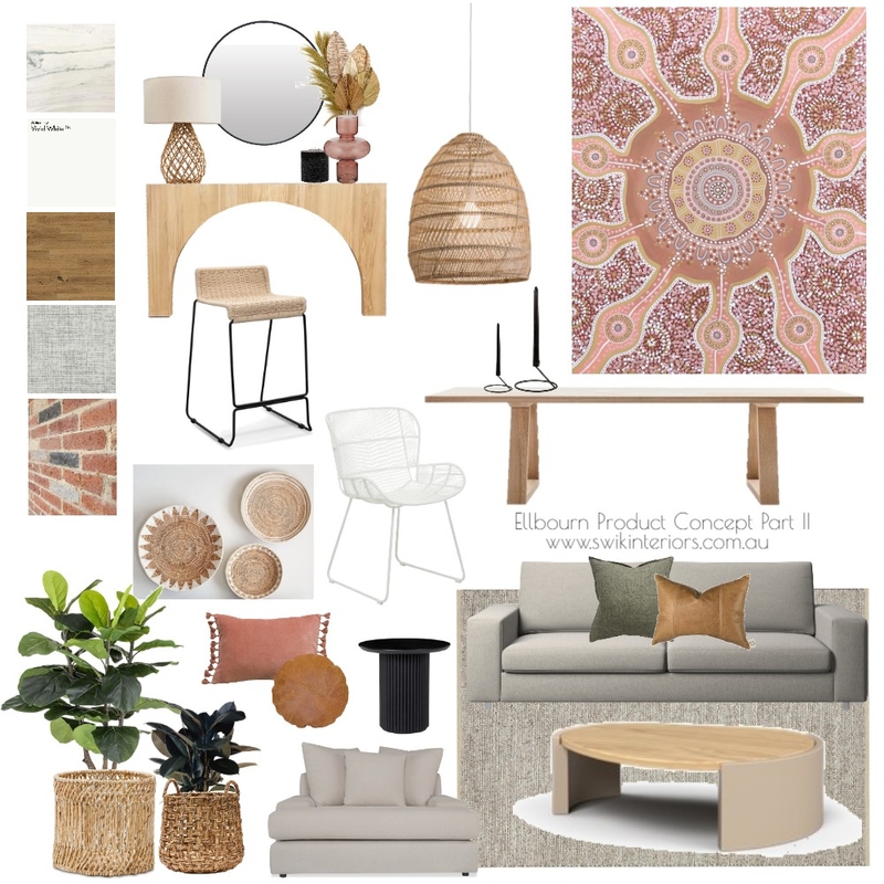 KE Open Plan Living WIP Mood Board by Libby Edwards Interiors on Style Sourcebook