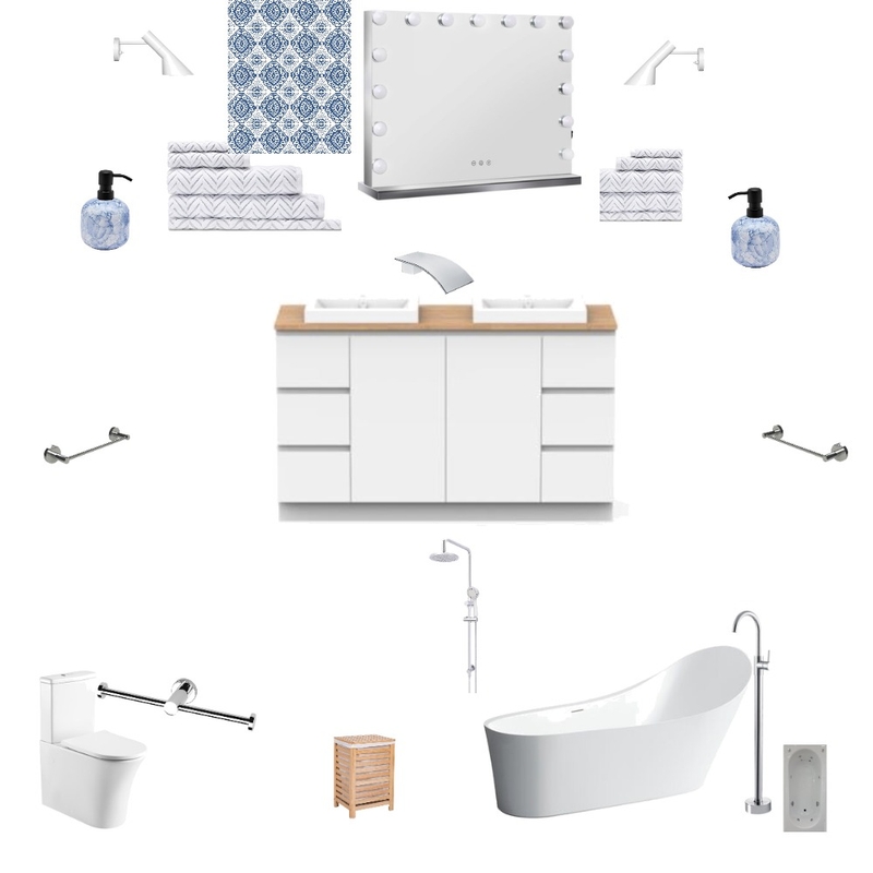 Ensuite Mood Board by JT on Style Sourcebook