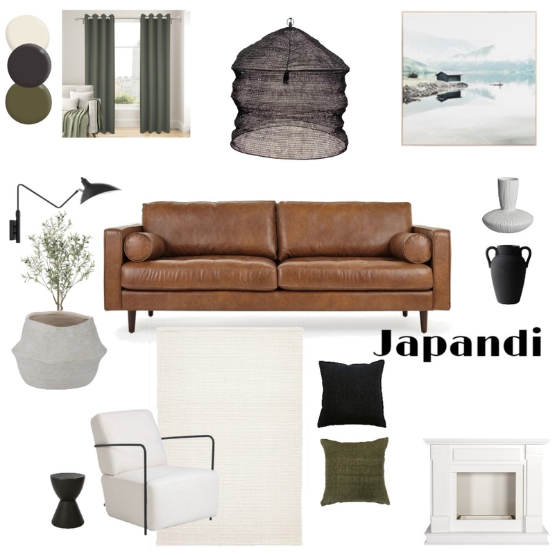Japandi inspired living room Mood Board by Emjeffs on Style Sourcebook