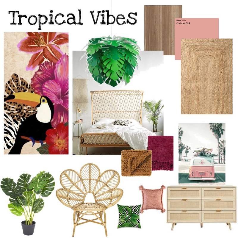 Tropical Vibes Mood Board by lisabet on Style Sourcebook