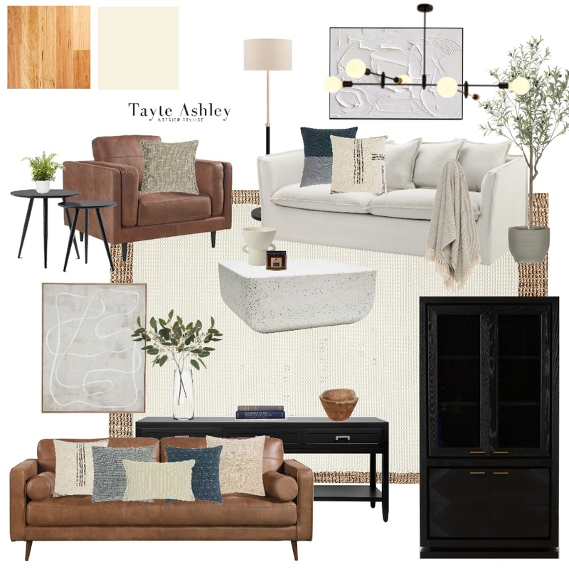 Contemporary Living Mood Board by Tayte Ashley on Style Sourcebook