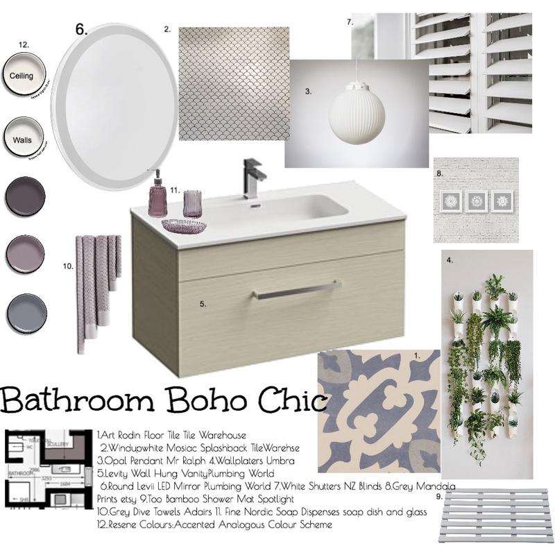 Bathroom Mood Board by Megan Kummer on Style Sourcebook