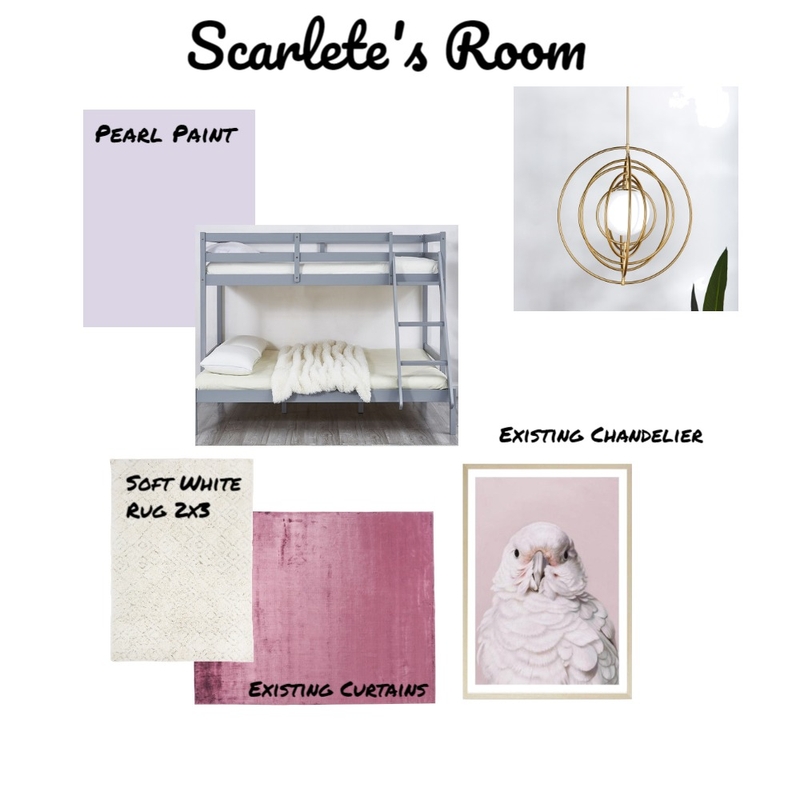 Scarlett's Room Mood Board by Jelle Decoration on Style Sourcebook