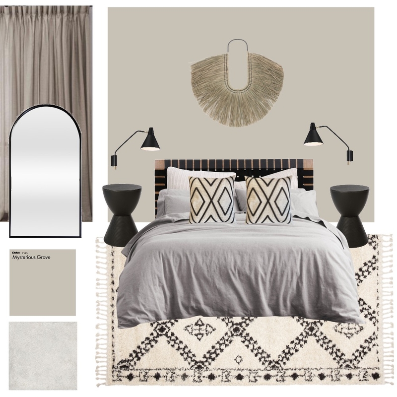 Lux contemporary bedroom Mood Board by Manea Interiors on Style Sourcebook
