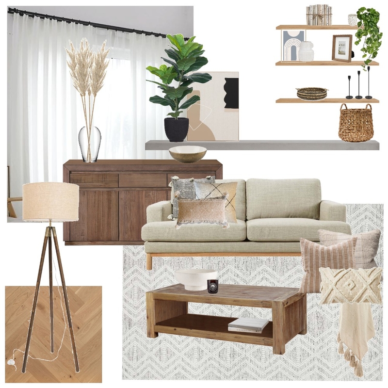 WIP Scandi Farmhouse Living Room Mood Board by Tayte Ashley on Style Sourcebook
