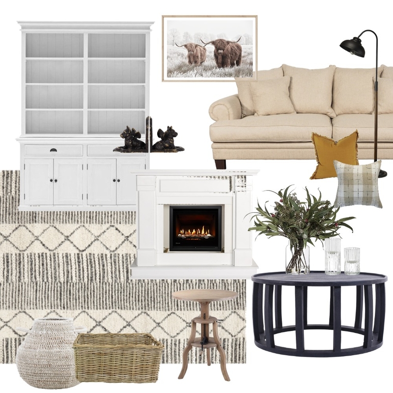 Reading Room Country / Rustic Mood Board by rebeccahauch on Style Sourcebook